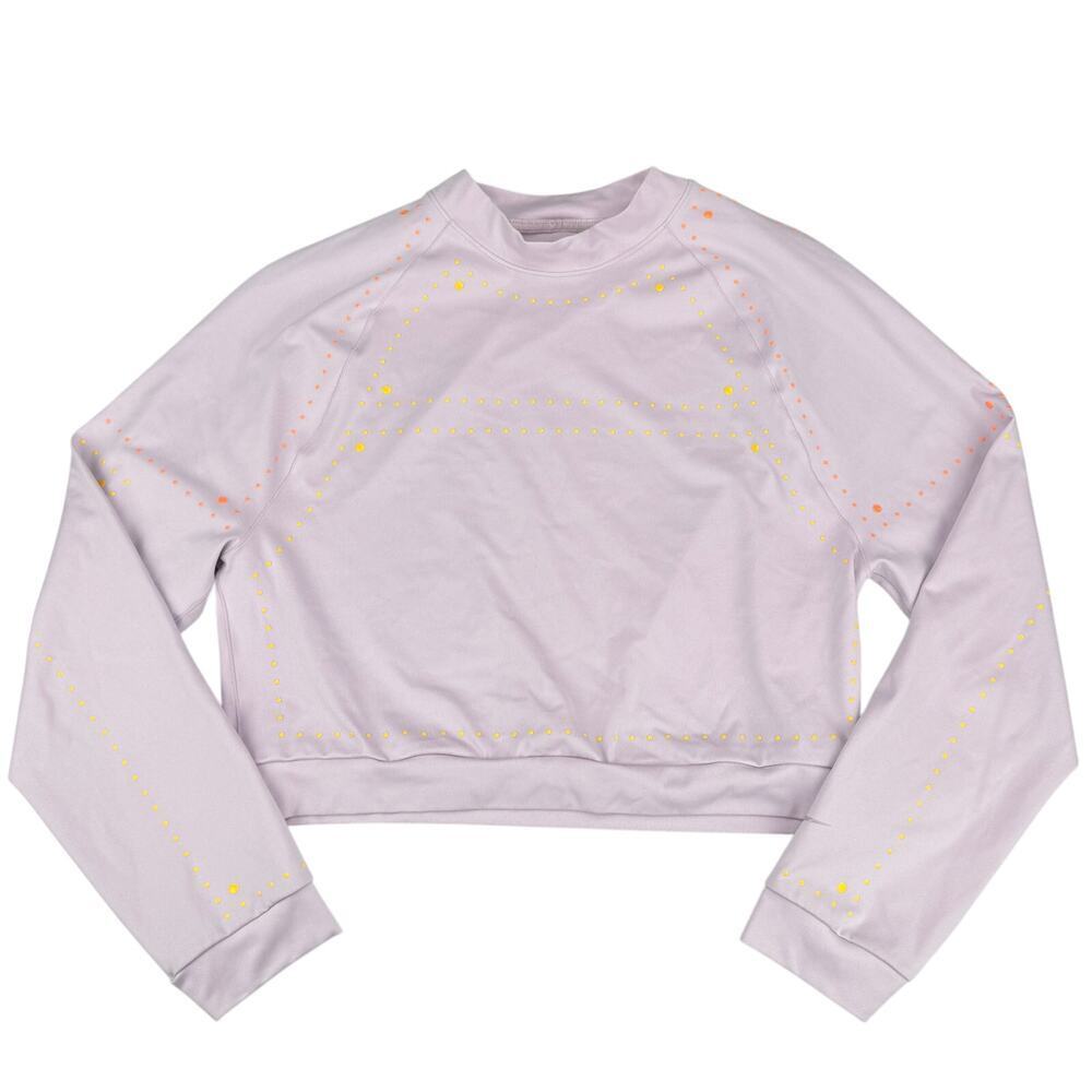 NIKE Neon Stud Dri-Fit Crewneck Sweatshirt Sz Medium - Picture 2 of 5